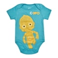 thumbnail image 5 of STAR WARS Baby Boys Bodysuit 5-Pack - Baby Bodysuits With Darth Vader, Boba Fett, Yoda, C-3PO, R2-D2 - Baby 6-9M, 5 of 7