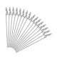 thumbnail image 2 of sweethay Clip de tarjeta de acero inoxidable, de ordenador desmontable lavable, escritorio de comedor, soporte para notas de fotografía DIY, cartulina 50 pcs, 2 of 8