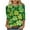 Multicolor 13, variant on hotojiny Plus Size St. Patrick's Day Tops for Women Fashion Spring Cute 3/4 Sleeve Shirts Lounge Loose Crewneck Blouse