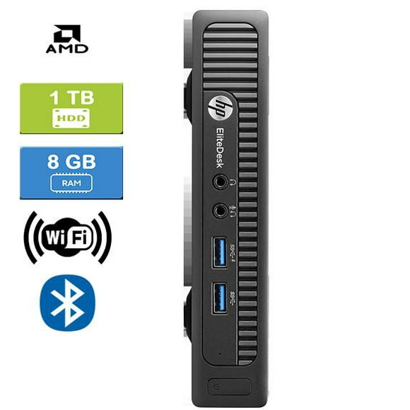 Refurbished: HP 705 G1 MINI AMD A8 PRO-7600B 3.80 GHz, 8GB, 1TB HDD, Win 10 Home