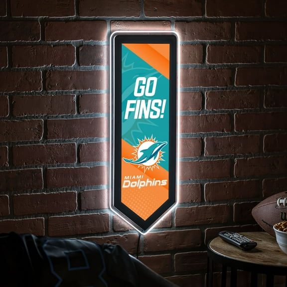 Miami Dolphins LED Wall Pennant
