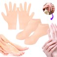 thumbnail image 3 of El Silicón Anti La Máscara Del Pie Grieta Previene Balneario Los Pies Y Mano Sequedad para Las Mujeres, 3 of 9