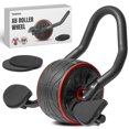 thumbnail image 1 of Rueda abdominal DMoose Fitness con soporte para codos y rodilleras, 1 of 9