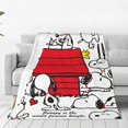 thumbnail image 1 of v316 Blankets Peanuts Snoopy In The World Throw Blankets Cute Blanket for Bedding Couch Soft Bed Rug Blankets jju316, 1 of 5