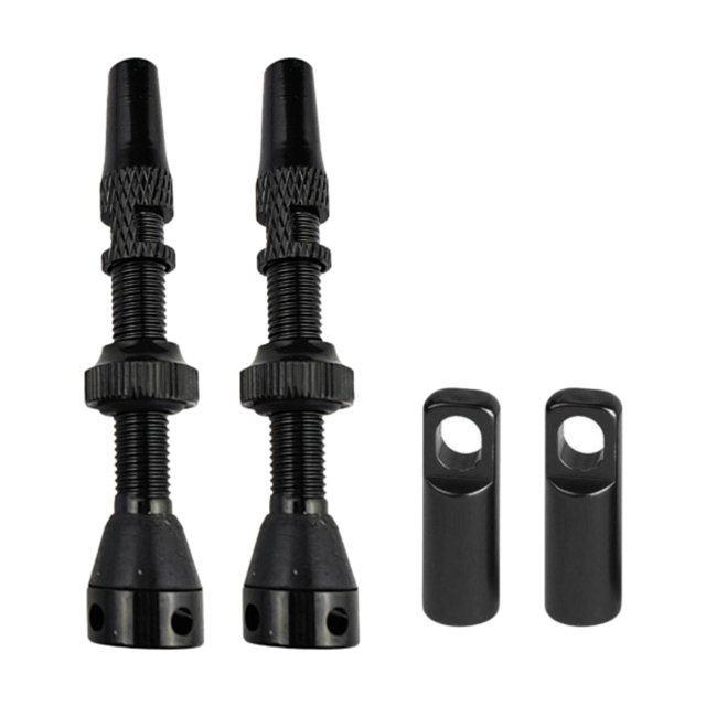 Almencla 2 Pieces Presta Valve Stem Stable for Mountain Bike Bike Tubeless Valve Stem 60mm