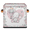 Multicolor 3, variant on CURLYOOT Elephants 11 x 11 Inch Cube Storage Bin, Decorative Storage Cube Foldable Basket with Leather Handle, Rose Flower Elephant Fabric Bin for Closet Shelves Home Organizer