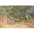 thumbnail image 2 of Sargent, John Singer 32x23 Gold Ornate Wood Framed with Double Matting Museum Art Print Titled - A War Memorial, 2 of 4