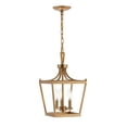 thumbnail image 4 of SAFAVIEH Larton 3 Light Industrial Pendant, Gold Painted, 4 of 6