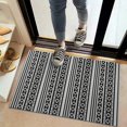 thumbnail image 2 of Bohemian Retro Floral Non-Slip Entryway Door Mat,Boho Indoor Decor Durable Low Plush Door Mat,Washable Welcome Rug for Patio Hallway Home Decor 20x32 Inches, 2 of 7