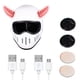 thumbnail image 1 of Casco de Bicicleta y Motocicleta YUNYI BRAND con Luces y Cuernos de Diablo Deportes, 1 of 8