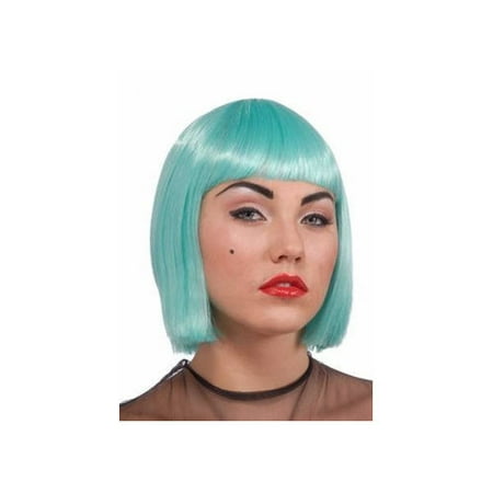 Lady Gaga Turquoise Wig Rubies 52612, One Size