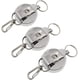 thumbnail image 1 of Llavero retráctil con clip para cinturón y cadena de carrete de acero, clip retráctil para soporte de insignia, clip para llavero, 1 of 5