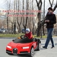 thumbnail image 3 of Costway 12V Licensed Bugatti Chiron Kids Ride On Car RC w/Storage Box&MP3 Red, 3 of 10