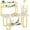 Square, variant on LinkRomat 3-Pieces Living Room Table Sets, Faux Marble Rectangular Table with 2 End Tables, Modern Coffee Table Sets for Small Space, Apartment