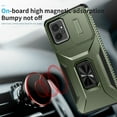 thumbnail image 2 of Dteck for Motorola Moto G Power 2023 Case with Slide Camera Cover,Magnetic Rotated Kickstand Rubber Case Hard PC Camera Protection Military Grade Shockproof Heavy Duty Protective Cover,Darkgreen, 2 of 8