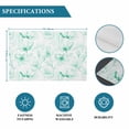 thumbnail image 6 of Green Flower Placemats Set of 4, Watercolor Floral Botanical Line Drawing Print Placemats for Dining Table, Place Mats for Kitchen Tabletop, Waterproof Wipeable Dining Table Mats Set, 6 of 9