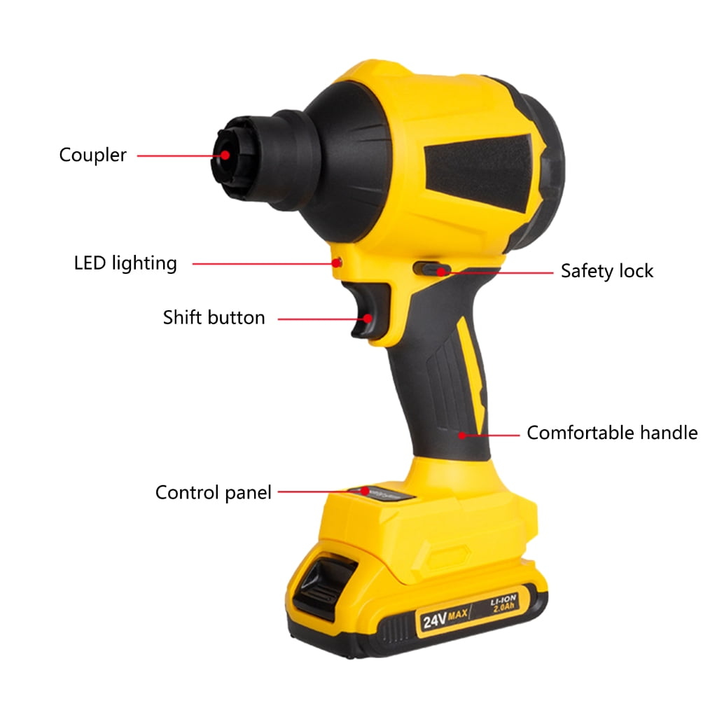 Portable Cordless Dust Blower Electric Dust Fan Air Duster for Home and Workshop
