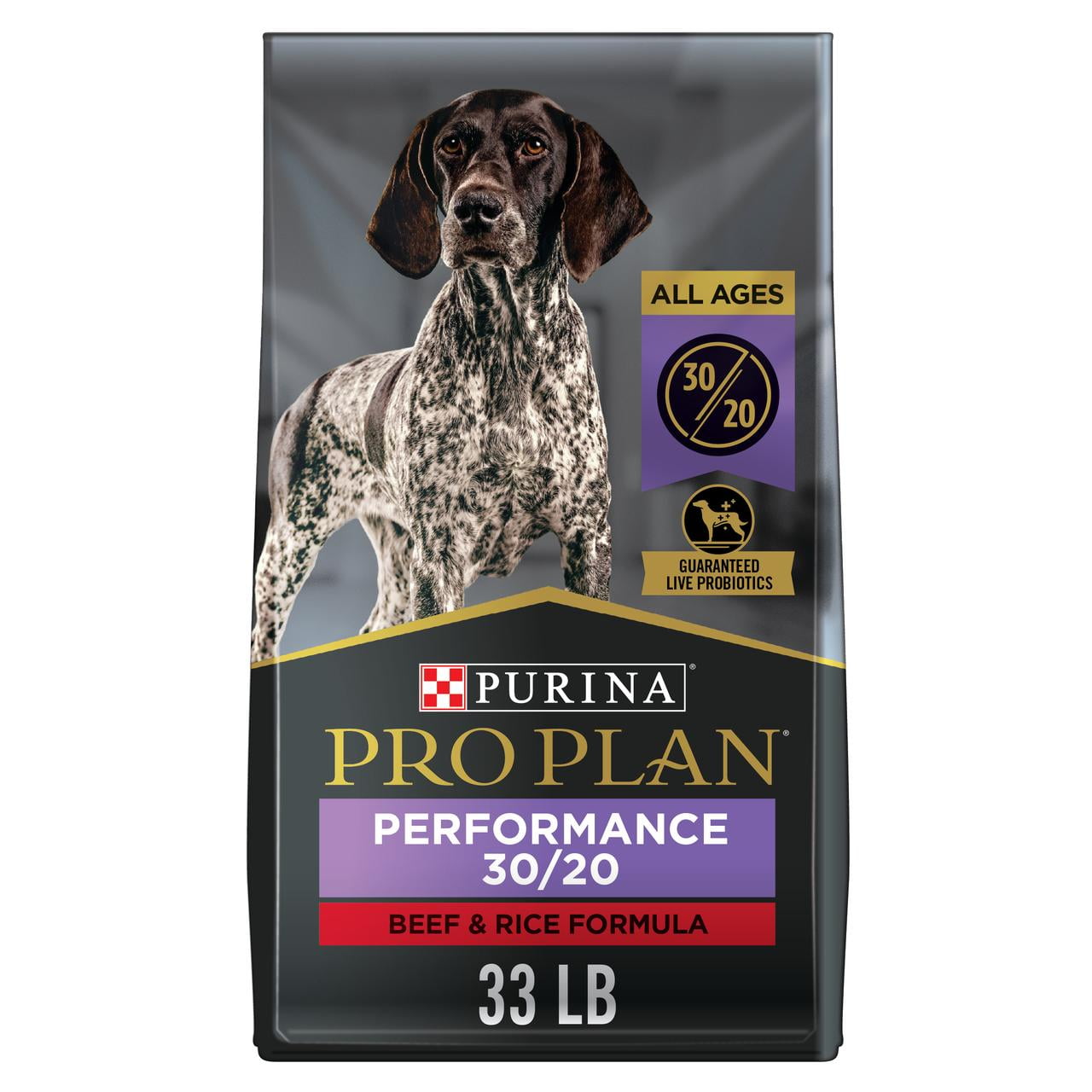 Purina Pro Plan Active, High Protein Dog Food, SPORT 30/20 Beef & Rice
