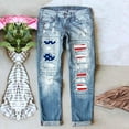 thumbnail image 2 of Vedolay Fashion Pants for Women Summer Mid Waist Stretchy Denim Fashion Jeans BU2,S, 2 of 4