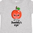 thumbnail image 4 of Inktastic Apple of My Daddy's Eye Cute Red Apple Boys or Girls Toddler T-Shirt, 4 of 5