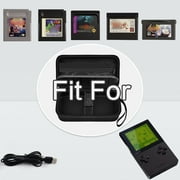 Hard Case Compatible with Analogue Pocket Handheld Game Console, Portable Mini Game Player Storage Bag for Video Games Cards, Charging Cable and Accessories-Black