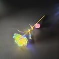 thumbnail image 7 of Color Changing LED Rose Light, 2 Pcs Artificial Flowers with Glittering Petals, Battery Operated Romantic Valentine's Day Gift for Her, Home Wedding Party Decoration, Anniversary Birthday Present, 7 of 7