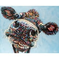 thumbnail image 3 of Vitaletti, Carolee 18x15 Black Modern Framed Museum Art Print Titled - Funny Cow II, 3 of 5