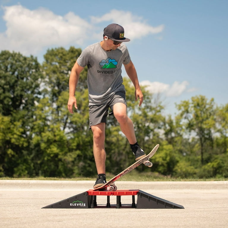 Elevate Outdoor Mini EZ-Link Skateboard Ramp Set for Kids, BMX