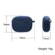 thumbnail image 3 of Caja de carga de silicona con soporte para auriculares para Redmi Buds 3 Lite (azul oscuro), 3 of 3