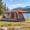 Orange, variant on Khaki 8-12 Person Extra Large Waterproof Cabin Camping Tent with 2 Rooms, Porch, 3 Doors & Windows
