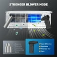 thumbnail image 6 of Nogroa Compressed Air Duster, 130000RPM Cordless Electric Air Blower for Computer, 3-Gear Adjustable Power Dust Cleaner, Rechargeable Portable Mini Blower for Electronics, Keyboard&Car, 6 of 10