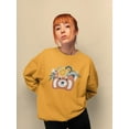thumbnail image 2 of Red Panda With Flowers Sweatshirt Women -Image by Shutterstock, Female XX-Large, 2 of 4