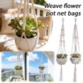 thumbnail image 6 of Macrame Plant Hanger for Indoor Outdoor Plants, Cotton Rope Hanging Planter Holder Basket for Flower Pots, Boho Hanging Plant Holder for Home Garden Balcony Decor, 6 of 7