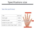 thumbnail image 5 of Mignova Gloves - Running Gloves | Men and Women Outdoor Gloves with Touch Screen Fingers(orange), 5 of 8