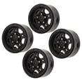 thumbnail image 1 of Neumáticos para camiones RC ruedas de repuesto negras de alta resistencia a la abrasión conducción estable y duradera para coches RC, 1 of 7