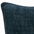 thumbnail image 2 of Jordan Manufacturing 18" x 18" Hatched Turkish Blue Solid Square Decorative Throw Pillow with Welt, 2 of 5