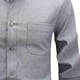 thumbnail image 4 of Ceisia Men Casual Fashion Denim Lapel Button Gift Long Sleeve Pocket Shirt Jacket, 4 of 6