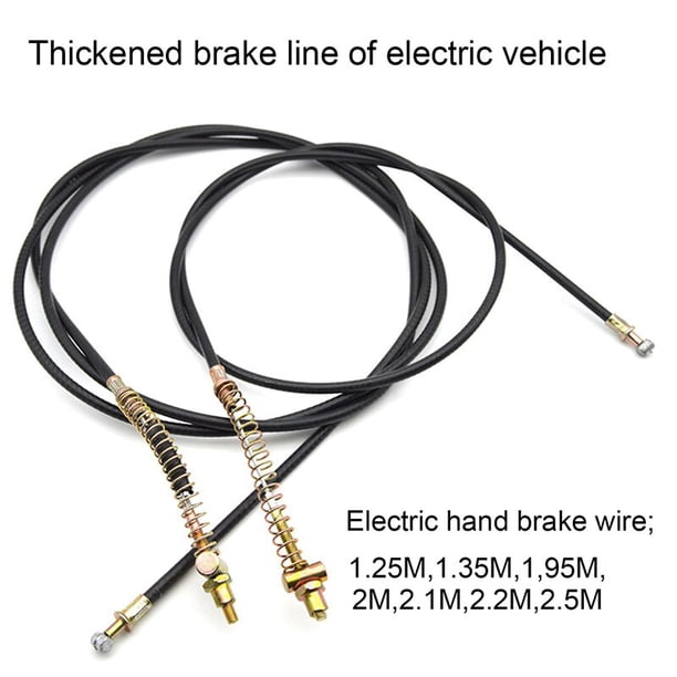 Electric Vehicle Scooter Rear Drum Brake Line Front and Rear Drum Brake Line Thickening Rear Wire Pull Wire He Qiyong unisex