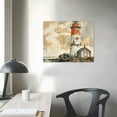 thumbnail image 4 of PIKWEEK Rustic Farmhouse Canvas Wall Art Old Lighthouse Picture Print Country Scenery Poster Vintage Artwork for Office Home Wall Decor 16*12inch/20*16inch, 4 of 6