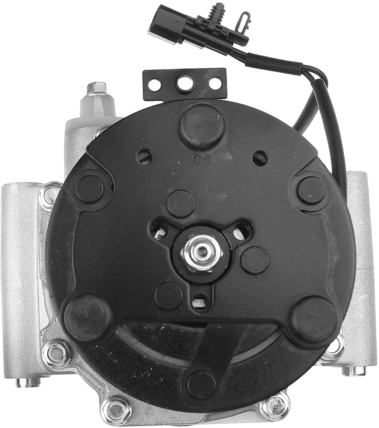 A-Premium AC Compressor with Clutch Compatible with Saturn Vue 2004-2007 Sport Utility V6 3.5L