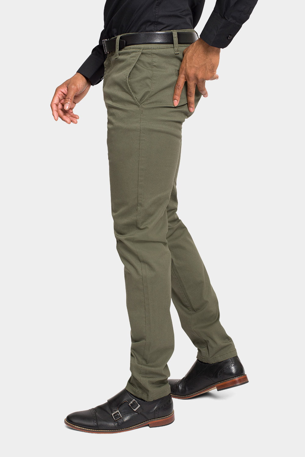An Everyday Classic Grey Stretch Men Chinos – Mark Morphy