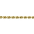 thumbnail image 3 of 14K Yellow Gold 5.5mm Diamond Cut Rope With Lobster Clasp Chain Anklet 9 IN, 3 of 4
