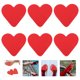 thumbnail image 3 of 3 pares de almohadillas de agarre de fondo del zapato con almohadillas sin deslizamiento de zapatillas de ruido de la suela de reducción de ruido (rojo), 3 of 7