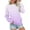 Pink##1, variant on Jsaierl Women's Sweatshirts Funny Gradient Trendy Sweatshirts Crewneck Casual Sweater Tops Workout Long Sleeve Blouses Winter Saving