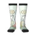 thumbnail image 2 of Picia Women Crew Soft Moisture-wicking Socks Books Pattern Design Cotton Socks, One Size fit All, 2 of 9