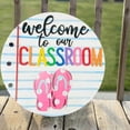 thumbnail image 5 of Customizable Door Hanging Plaque with Interchangeable Numerals and Twelve Festive Designs for Year Round Wall and Garden Display, 5 of 5