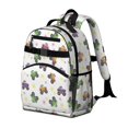thumbnail image 2 of Monster Cartoon Truck White Pattern Cute School Backpack Bag for School with Padded Back and Adjustable Shoulder Straps 15.25"x11.5"x5.25", 2 of 5