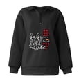 thumbnail image 6 of Sweatshirt for Women Women Winter Clothes Womens Long Sleeve Tops Casual with Pocket Womens Fall Tops Sweat Shirts Women Long Sleeve Womens Quarter Zip Pullover Turndown Collar Sweatshirt, 6 of 6