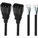 thumbnail image 1 of Chenchen C14 Pigtail Power Cable Replacement Power Cord Bare Wire IEC320 C14 Male 3 Pin Extension Open End Wire for Computers, Monitor Scanner - 2PCS - 1M… (C14), 1 of 1