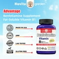 thumbnail image 4 of 2 Pack Vitamin B1 Benfotiamine 750mg Per Serving, 120 C apsules Ultra Bioavailable B Vitamins Supplement, Converted to Active Thiamine | Non-GMO, Gluten Free, 4 of 6